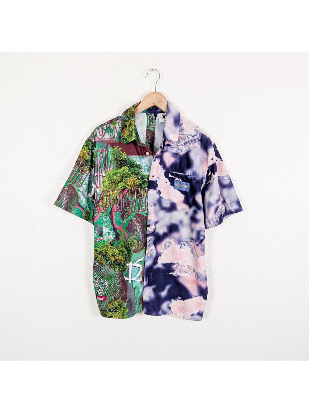 Daily Paper Men's Hymie Shirt short sleeve size Medium